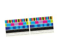 Homoyoyo Colorful Kalimba Piano Note Stickers - 5pcs Decals for Thumb Piano Learning - Easy Identification & Enhanced Play Ideal for Beginners and Music Enthusiasts