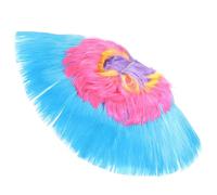 Homoyoyo Colorful Rainbow Wig for Halloween Christmas and Carnival Parties Fluffy Crazy Wigs for Group Costumes Easy to Wear Soft and Skin Friendly Design