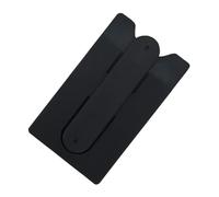Homoyoyo Compact Cell Phone Holder Phone Wallet Holder Easy to Operate Strong Adhesive Silicone Invisible Design Black for Cellphones