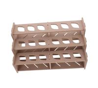 Homoyoyo Compact Paint Organizer Rack for Bottles Sturdy Desktop Storage Stand for Watercolor and Oil Paint Tubes Brush Holder for Artists Studios and Workspaces Inspiring Art Supply