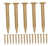 Homoyoyo Copper Picture Hanging Nails Small Wall Nails for DIY Wooden Boxes and Arts Crafts Pack with Bright Corrosion Resistant Finish for Home Office and Shop Use
