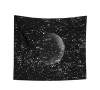 Homoyoyo Cosmos Constellation Tapestry Wall Hanging Plush Background Cloth 95x70cm Celestial Decorative Hanging for Bedroom Dorm Living Room