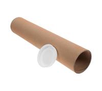 Homoyoyo Craft Paper Tube Thick Cardboard Tube for DIY Art Projects Poster Storage Document Mailing and Creative Handmade Crafts Edges Kraft Paper Material