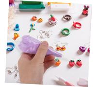 Homoyoyo Cream Bag Charm DIY Phone Case Crafting Kit Cute Handmade Resin Accessories in White Violet Chocolate Black Creative Decor for Jewelry Making Phone Case Adornments
