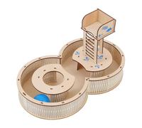 Homoyoyo Creative Hamster Maze Small Animal Playground Labyrinth for Exploring and Playing Bite-resistant Pet Play Suitable for Hamsters Gerbils Chinchillas Easy to Clean Small Random Color