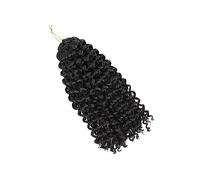 Homoyoyo Crochet Braids Hair Extensions Black Synthetic Braiding Hair for Daily Wear Parties and Cosplay Fashionable Pre Twisted Twists for All Occasions