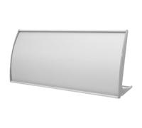 Homoyoyo Curved Aluminum Office Name Plate with Silver L-Shaped Floor Stand, 24.5x11.5cm Metal Desk Sign Holder for Desk Labels in Professional Workspaces