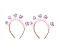 Homoyoyo Cute Candy Headband Lollipop Hair Accessory for Women Toddler Hair Band for Daily Wear Events
