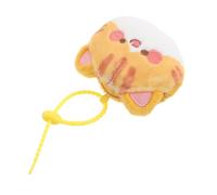 Homoyoyo Cute Cartoon Cat Plush Purse Soft Mini Wallet Keychain for Girls for Storing Small Items and Earbuds Cozy Accessory for Everyday Use