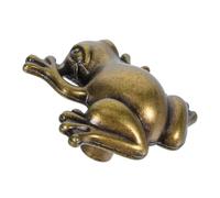 Homoyoyo Cute Frog Animal Cabinet Pull Handle Decorative Wardrobe Drawer Knob Compatibility for Clothes Cabinets and Furniture Metal Cartoon Furniture Replacement