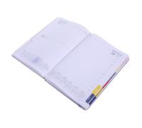 Homoyoyo Daily Planner Hardcover Notebook with English Layout Days Yearly Organizer for College Academic Planning Smooth Writing Experience Compact Portable Design for Business and Students