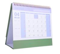 Homoyoyo Daily Schedule Flip Desk Calendar Large Green Minimalist Design Chinese Desk Calendar for School Office Home Organizing and Planning with Tear Resistant Offset