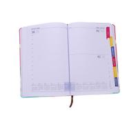 Homoyoyo Daily Schedule Planner Notebook Pink Sunset Cover Management Handbook for Students Office School Supply Business Organizer
