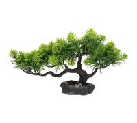 Homoyoyo Decorative Artificial Pine Tree Figurine for Sushi Plate, Simulated Pine Tree Adornment for Cold Dish Presentation, Food Dish Decor with Random Base for Restaurant Use
