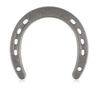 Homoyoyo Decorative Cast Iron Horseshoe: Equestrian Horseshoes Metal Cast Iron Decorative Wall Door Decor for Wedding Arts and Craft Horse shoe good luck charm 4.52X4.32X0.24in