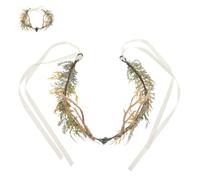 Homoyoyo Deer Antler Headband Fairy Goddess Tiara Medieval Elven Crown Cosplay Accessory for Women Renaissance Costume Prop Deer Horn Antler Crown Headpiece