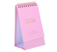 Homoyoyo Desk Flip Calendar Small Minimalist Stand Up Planner for Home Office Scheduling and Planning in Green Compact Desktop Organizer with Daily Date Display