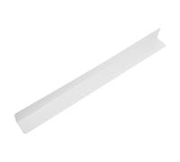 Homoyoyo Desk Gap Blocker Versatile for Office and Kitchen L-Shaped White Pet Surface Guard with Easy Installation Desk Edge Fall Stopper to Prevent Items from Falling