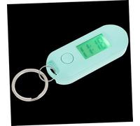 Homoyoyo Digital Keychain Hanging Watch for Students Mute Silent Plastic Key Ring Clock Fall Resistant Portable Timepiece for School and Everyday Use