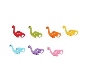 Homoyoyo Dinosaur Buttons Sewing 100Pcs Wood Fasteners for Boys and Craft Projects and Cardigans