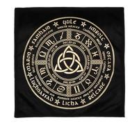 Homoyoyo Divination Cards Tablecloth Suede Fabric Creative Delicate Pattern Design Skin-friendly Texture Will Not Fade Full of Art and Beauty for Tarot Cards Game