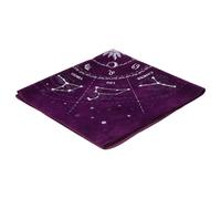 Homoyoyo Divination Tablecloth for Tarot Cards Soft Astrology Altar Cloth with Zodiac Constellation Design for Fortune Reading and Spiritual Practice