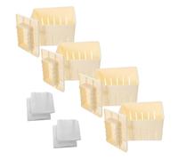 Homoyoyo DIY Homemade Tofu Press Kit Plastic Mold with Cheese Cloth for Fresh Soybean Curd Making Reusable Kitchen Tool for Smooth Tofu Texture and Healthy Cooking