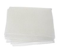 Homoyoyo DIY Rug Hooking Mesh Canvas White Mesh for Latch Hook Crafts Embroidery Carpet Making Tapestry and Crochet DIY Tool