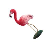 Homoyoyo DIY Wool Felting Flamingo Kit for Beginners Wool Needle Felting Supplies Creative Handicraft for Adults Stimulates Imagination and Fine Motor Skills