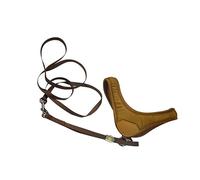 Homoyoyo Dog for Comfortable Walking with Frosted Velvet Material and Lightweight Design, Pulling Rope Coffee Colour Size S Suitable for Dogs and Puppies