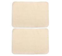 Homoyoyo Dog Pee Pads Cotton Training Mats Washable High Absorbency Small Pets 2pcs for Leak-proof Suitable for Home and Traveling Use