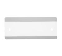 Homoyoyo Door Sign Holder Acrylic Wall Sign Holder Stainless Steel Frame Silver Convenient Practical Use with Foam Adhesive and Optional Screw Fixation for Offices and Home Office Decor