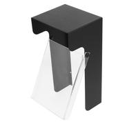 Homoyoyo Doorbell Rain Cover for Video Intercoms and Access Control Systems, Weatherproof Black Metal and Acrylic Protector Shield, Protects from Rain, Sunlight, Wind, and Dust, Wall Mount