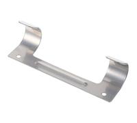 Homoyoyo Double Hanging Hook Ironing Board Holder Wall Mount Design Steel Space-Saving Two Curved Hooks for Bedroom and Laundry Room