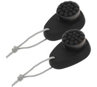 Homoyoyo Double-sided 3d Soft Silicone Face Washing Brush 2pcs Manual Cleansing Facial Brush for Deep Pore Cleaning Suitable for Female Home Skin Care