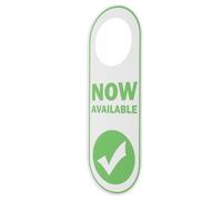 Homoyoyo Double Sided Door Tag Do Not Disturb Sign for Office Hotel PVC Door Knob Hanger Visible Design for Business Conference Rooms