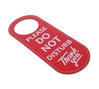 Homoyoyo Double-sided Please Do Not Disturb Door Knob Sign with Please Knock Door Sign for Lounges and Rooms Visible Reminder