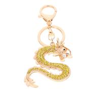 Homoyoyo Dragon Rhinestone Keychain Pendant Chinese Zodiac Dragon Design for Lunar Year Sparkling for Car Keys Decorative Bag Accessories for Christmas and Year