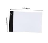 Homoyoyo Drawing Board with Scale LED Copying Writer Panel Three Level Dimming Light Box with USB Charging Cable Eye Friendly Uniform Illumination for Students Home and School Use