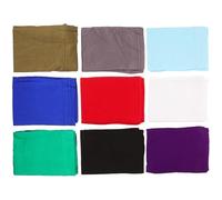 Homoyoyo Dreadlocks Tube Hat and Dreadlock Headband 9 Pieces Multi-Size Elastic Wrap Set for Unisex Use in Sports, Cooking and Relaxation