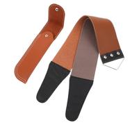 Homoyoyo Dual Side Strop Belt for Flexible and Compact Cloth Strop with Interchangeable Canvas and Leather Surfaces Smooth the Touch for Bathroom and Travel Bag Use