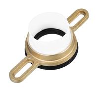 Homoyoyo Durable Urinal Flange Kit Set with Wall Gasket for Toilet Replacement Easy Installation Urinal Repair Parts Sanitary Outlet Design Preventing Growth and Replacement