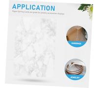 Homoyoyo Earring Display Cards with Storage Bags Marble Pattern Paper Ear Studs Holder for Jewelry Packaging and Organizing for Earrings and Crafts