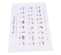 Homoyoyo Educational Hanging Alphabet Cartoon Wall Hanging Picture Paper Design Space-Saving for Room Decor