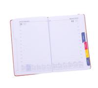 Homoyoyo Efficient Appointment Plan Pad Red Weekly Study Planner for Homeschool Work Teacher Lesson Planner Notebook with Hourly Scheduling and Portable Daily Organizer