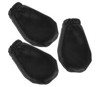 Homoyoyo Elastic Band Piano Pedal Protector Sleeves 3Pcs, Waterproof and Dustproof Covers for Grand Upright Piano Pedals, 3.7X2.4X1", Black, Suitable for Professional Pianists