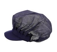 Homoyoyo Elastic Kitchen Cooking Hat Breathable Mesh Chef Hat for Men Women for Bakers Waiters Navy