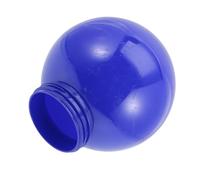 Homoyoyo Elegant Blue Acrylic Globe Lampshade Cover for Outdoor Post Fixtures Decorative Replacement Shade for Courtyards Gardens Streets Weather Resistant Easy Installation Diameter