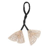 Homoyoyo Elegant Rhinestones Hair Bun Maker Versatile Styling Tool for Women for Quick and Easy Hair Buns for Special Occasions and Daily Wear