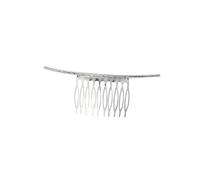 Homoyoyo Elegant Silver Slide Hair Comb for Women Classic Tooth Hair Accessory for Various Occasions Adds Touch of Style Practicality to Your Hairstyle